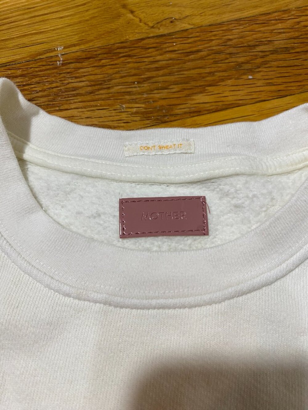 MOTHER The Drop Square Short Sleeve Over Mother Rainbow Sweatshirt M ($150) - Picture 6 of 12